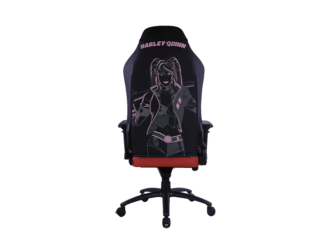 GAMEON x DC Licensed Gaming Chair With Adjustable 4D Armrest & Metal Base - Harley Quinn in Qatar GAMEON x DC Licensed Gaming Chair With Adjustable 4D Armrest & Metal Base - Harley Quinn in Qatar